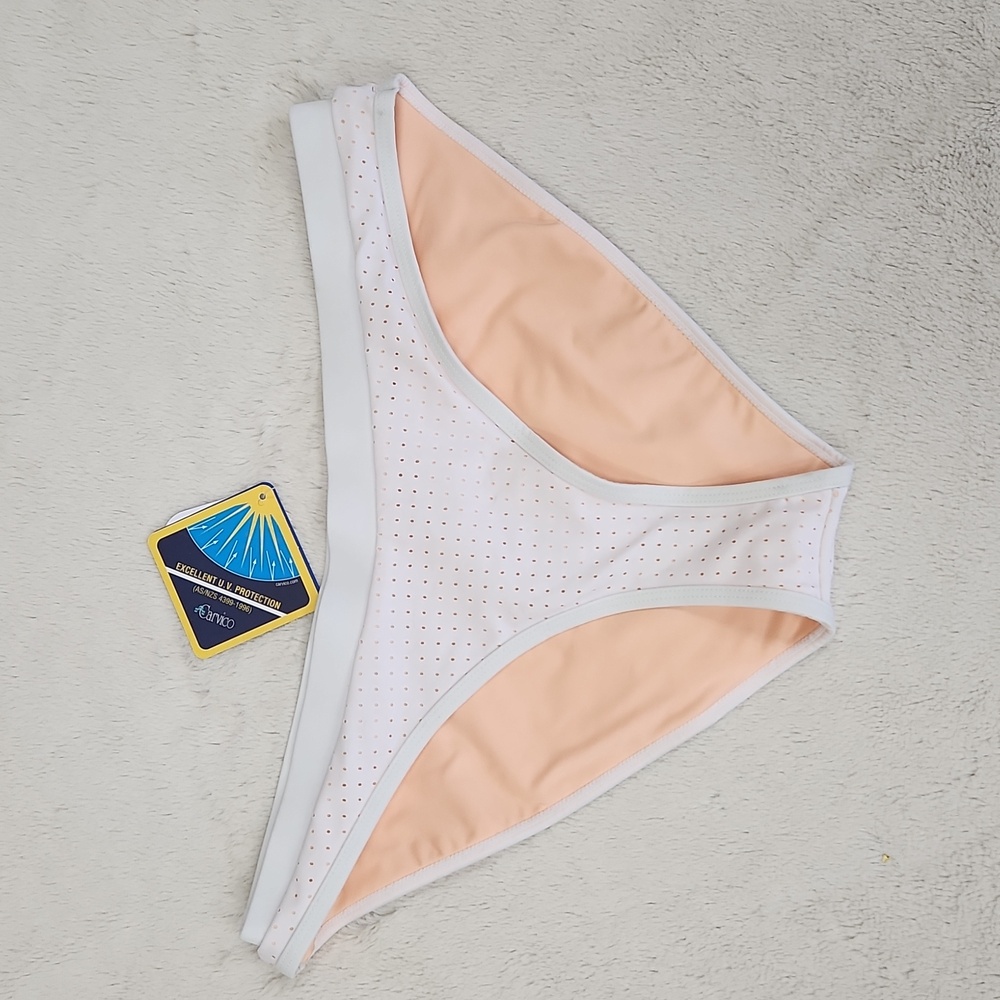 NEW Fabletics Valentina Bikini Bottom White | Women's Size Medium NWT - Picture 10 of 10